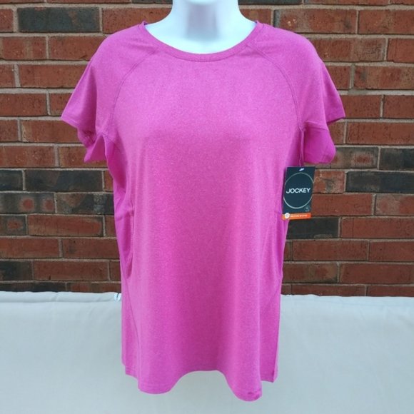 Jockey Tops - Jockey Meteor Performance T-Shirt Workout Tee Top